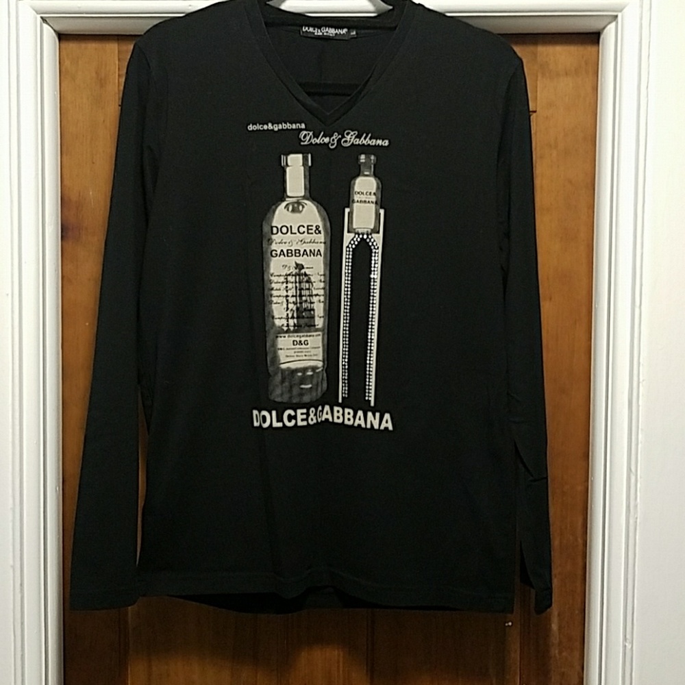 Men's Dolce & Gabbana Long Sleeve Shirt.